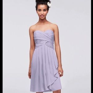 David’s Bridal bridesmaid dress short